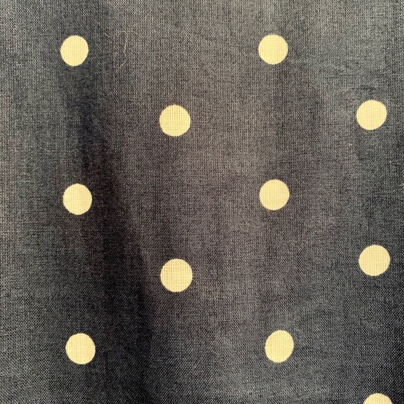 **One of a kind navy polka dot button dress** - Picture 9 of 11